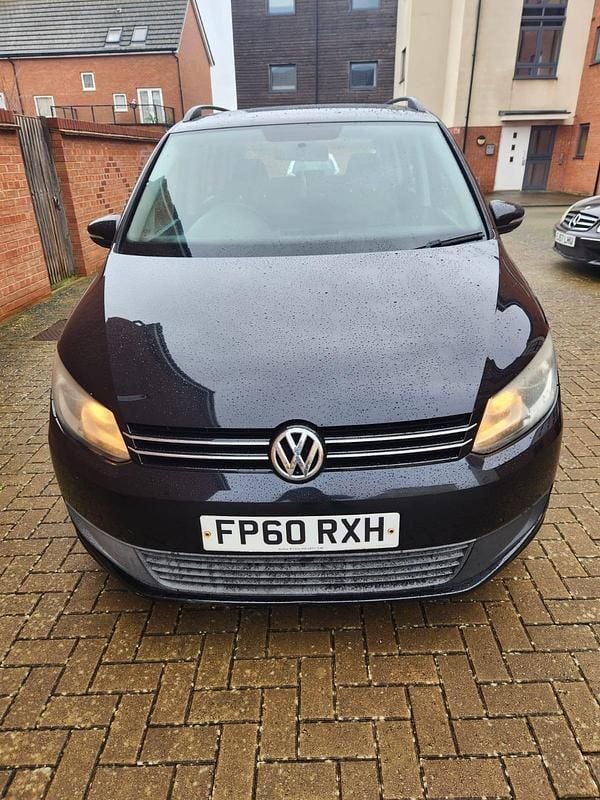 Used VW Touran S 105 HP (77 kW) 2010 Black MPV