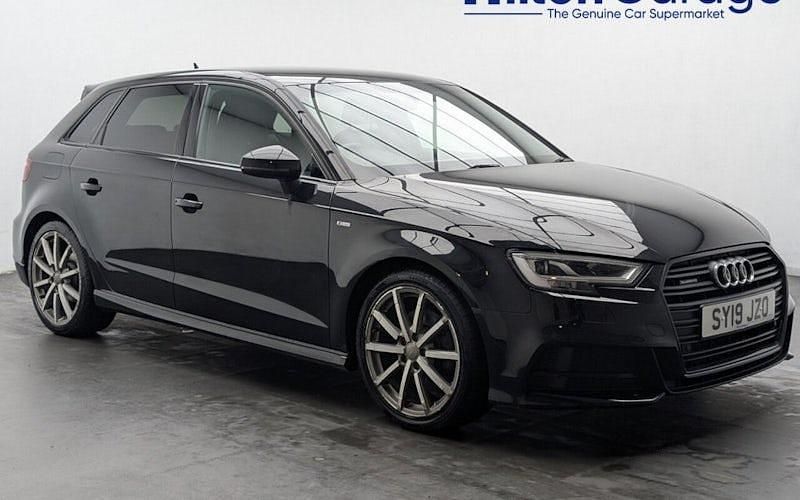 Used Audi A3 Sportback Black Edition 190 HP (139 kW) 2019 Black Hatchback