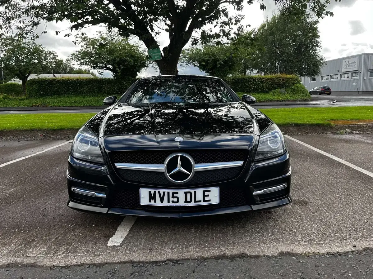 Used Mercedes SLK250 AMG 204 HP (150 kW) 2015 Black Cabriolet