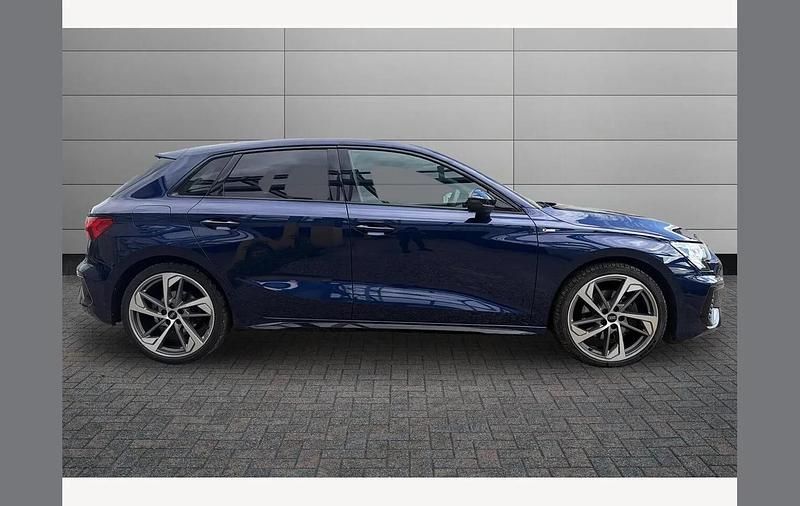 Used Audi A3 Black Edition 150 HP (110 kW) 2024 Blue Hatchback