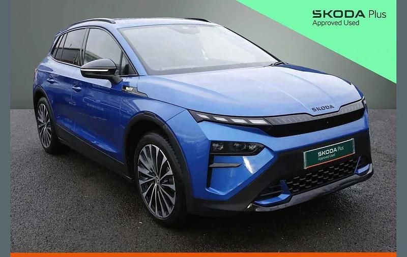 Race blue metallic Used 2025 Skoda Elroq vRS SUV | £37,795 (Fair price) - Image 1/4