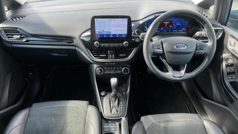 Blue Used 2022 Ford Fiesta Titanium X Hatchback | £15,329 (Good price) - Image 1/4