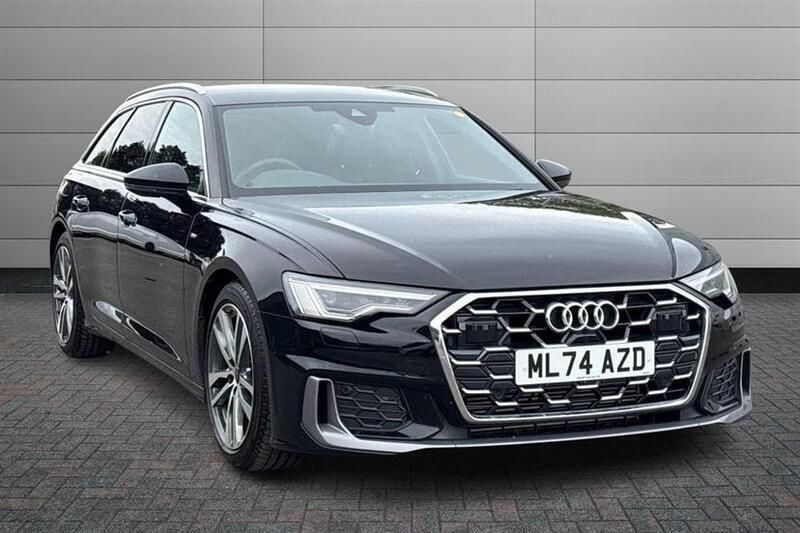 Mythos black Used 2024 Audi A6 S-Line Estate | £35,795 (Fair price) - Image 1/4