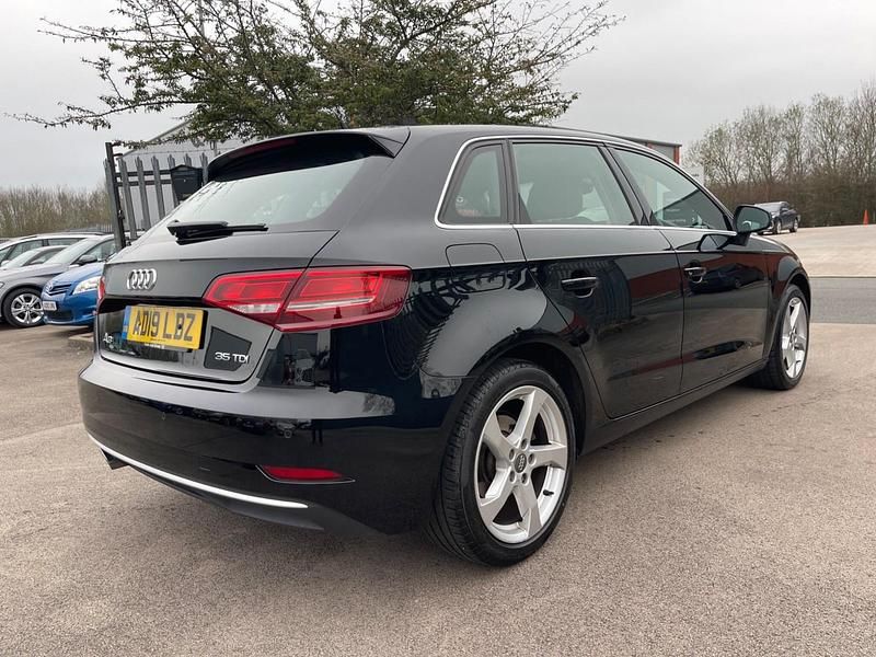 Used Audi A3 Sportback Sport 150 HP (110 kW) 2019 Black Hatchback