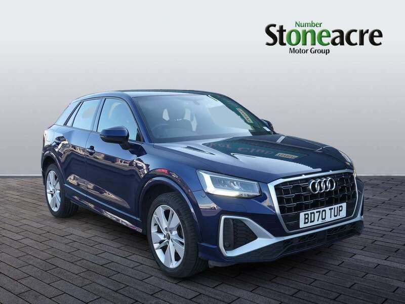 Blue Used 2021 Audi Q2 S-Line SUV | £16,350 (Fair price) - Image 1/4