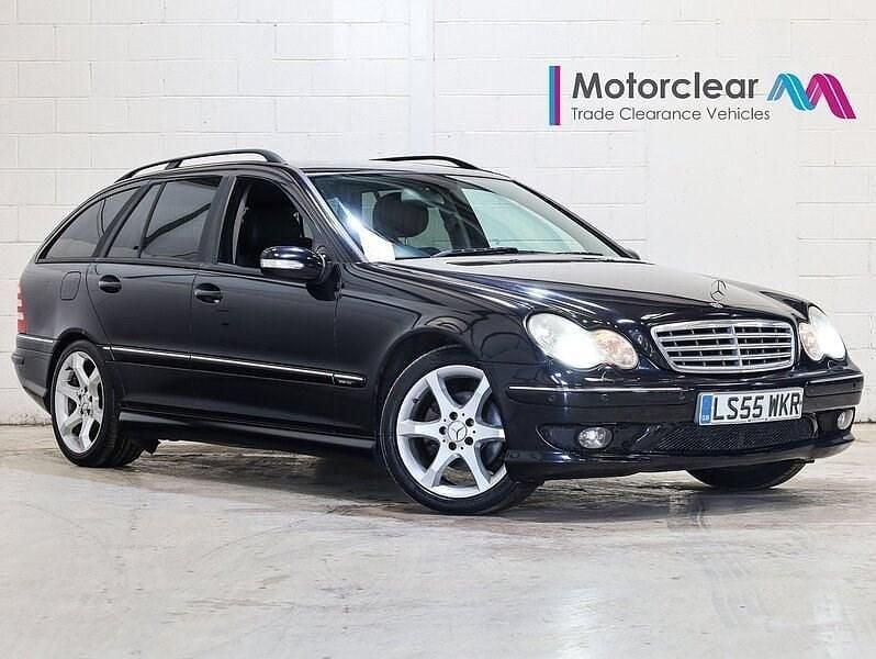 Black Used 2005 Mercedes C220 Sport Edition Estate | £1,795 - Image 1/3