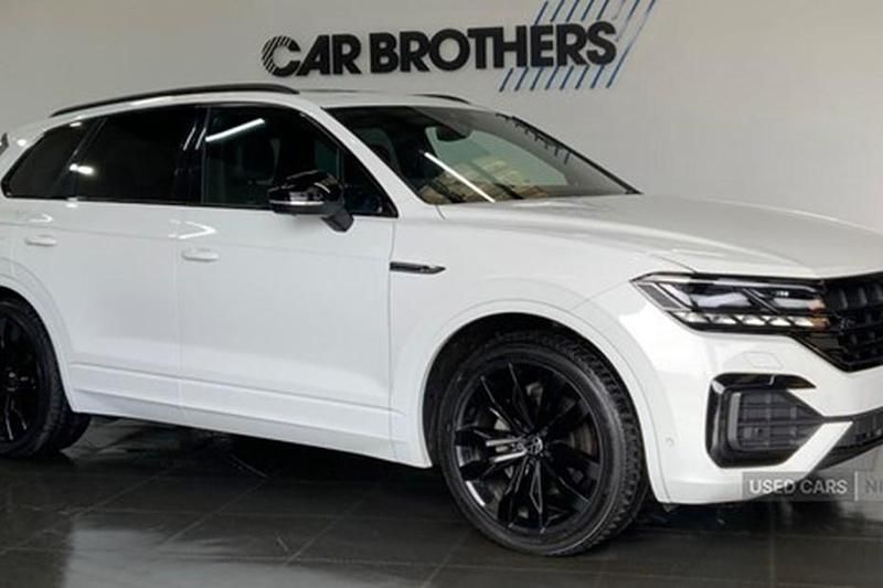Used VW Touareg Black Edition 286 HP (210 kW) 2021 White SUV