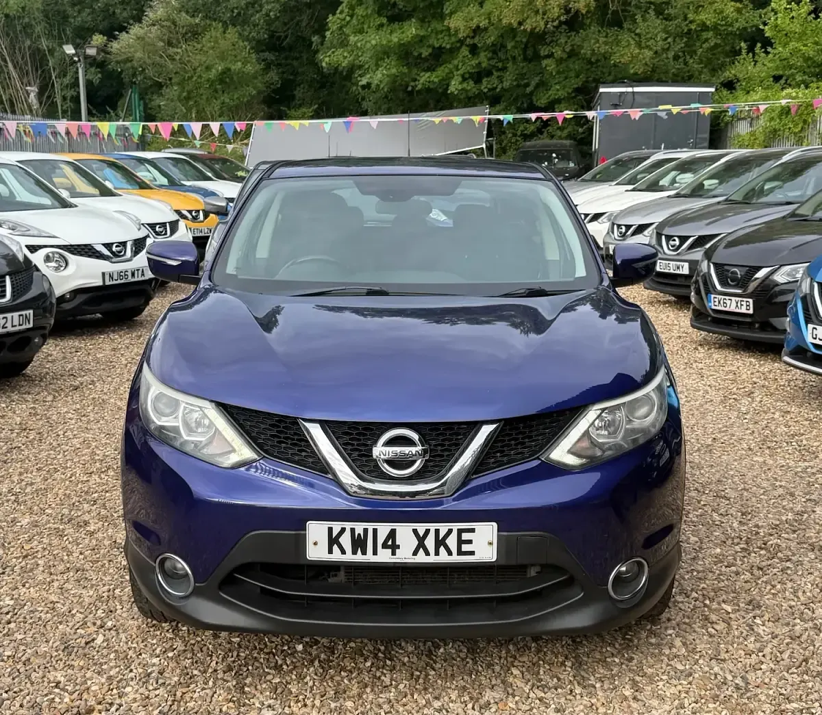 Used Nissan Qashqai Acenta 115 HP (84 kW) 2014 Blue SUV