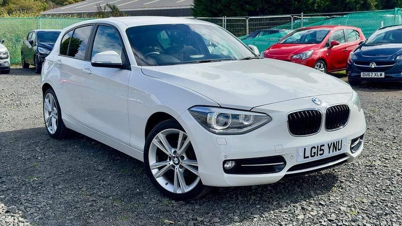 White Used 2015 BMW 118 Sport Line Hatchback | £7,695 (Good price) - Image 1/3