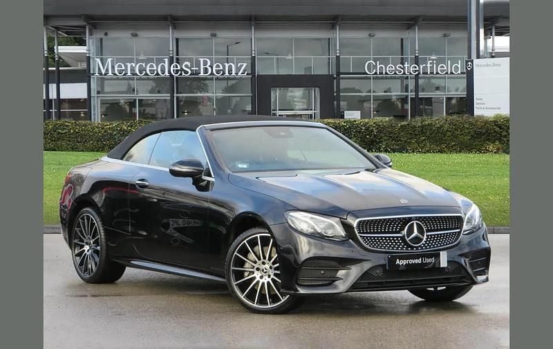 Used Mercedes E400 AMG Line Premium Plus 334 HP (245 kW) 2019 Black Cabriolet