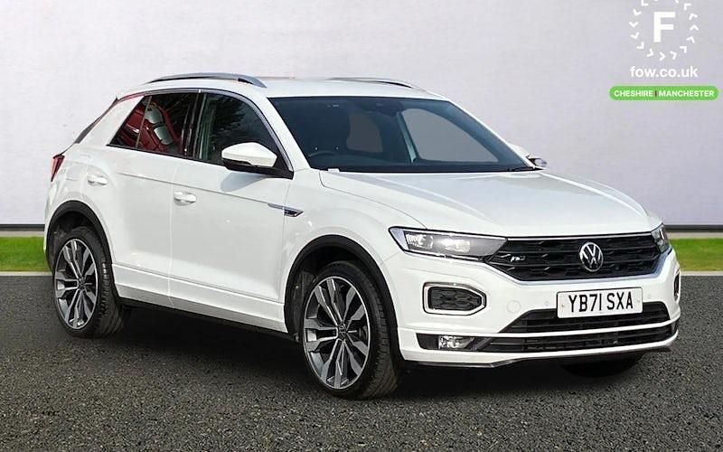Used VW T-Roc R-line 150 HP (110 kW) 2021 White SUV