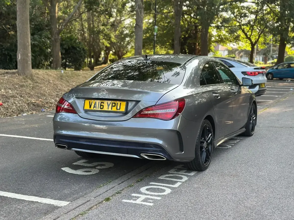 Used Mercedes CLA220 AMG line 2016 Grey Coupe