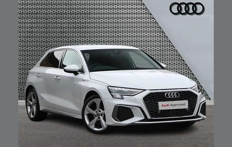 Used Audi A3 S-Line 147 HP (108 kW) 2020 White Sedan
