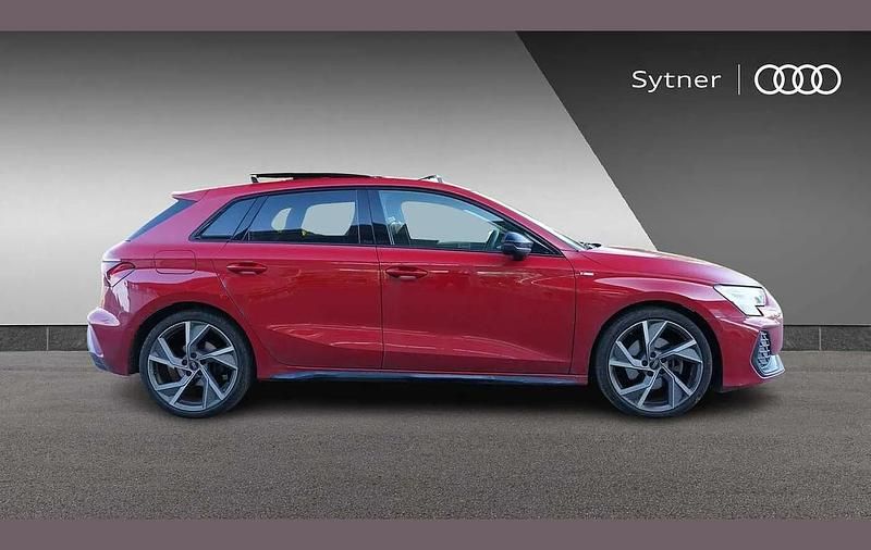 Used Audi A3 Black Edition 147 HP (108 kW) 2025 Red Hatchback