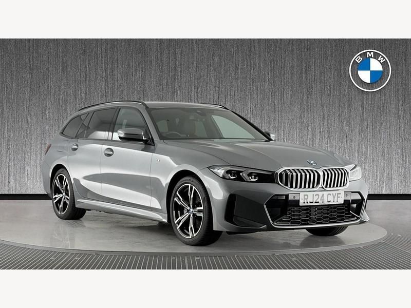 Grey Used 2024 BMW 330e M Sport Estate | £34,799 (Good price) - Image 1/3