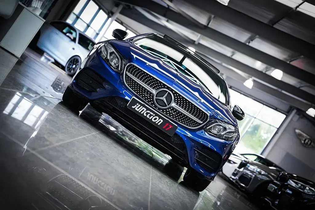 Used Mercedes E400 AMG Line Premium Plus 2020 Blue Coupe