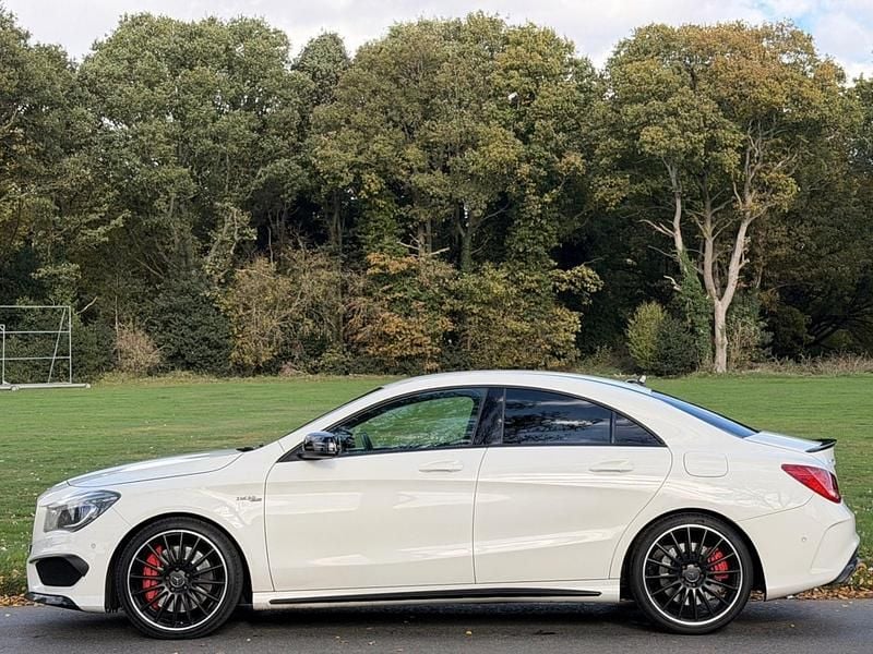 Used Mercedes CLA45 AMG 2015 White Sedan