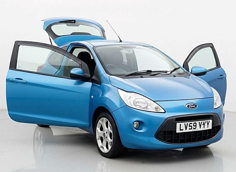 Used Ford Ka Zetec 2009 Blue Hatchback
