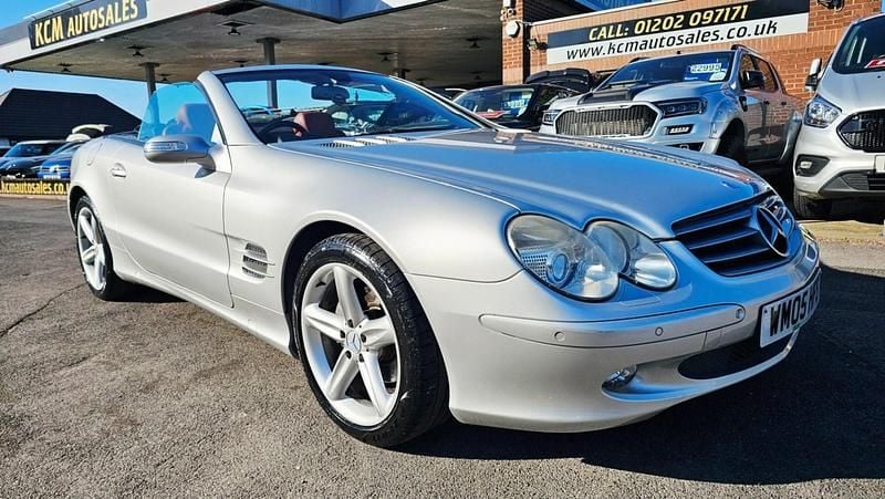 Used Mercedes SL350 245 HP (180 kW) 2005 Silver Cabriolet