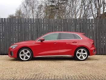 Used Audi A3 S-Line 150 HP (110 kW) 2022 Red Sedan