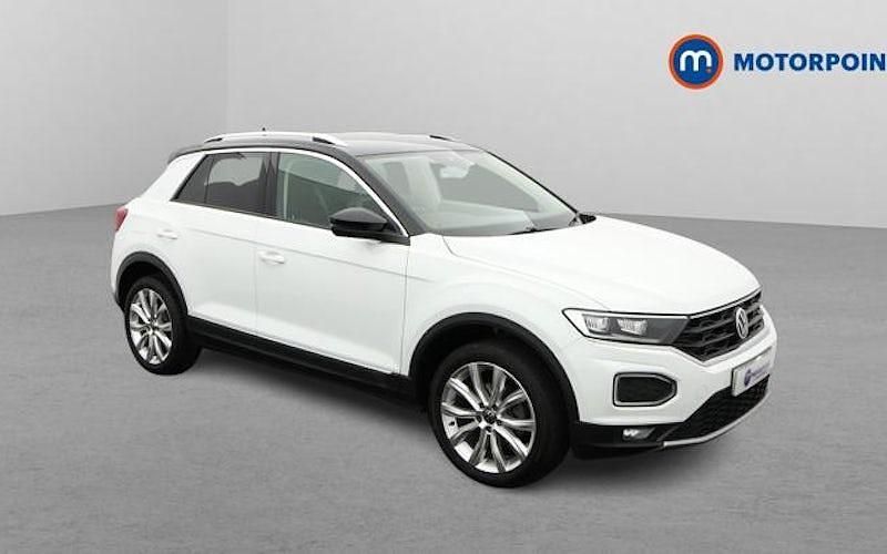 White Used 2021 VW T-Roc SEL SUV | £19,899 (Fair price) - Image 1/4