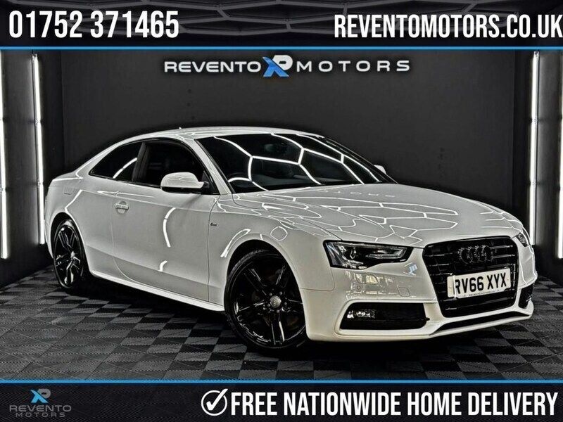White Used 2016 Audi A5 S-Line Coupe | £12,495 (Super price) - Image 1/3