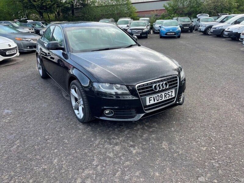 Black Used 2009 Audi A4 Sedan | £2,495 (Good price) - Image 1/4