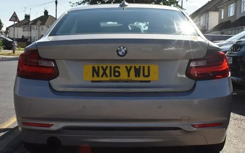 Used BMW 218 Sport Line 136 HP (100 kW) 2016 Silver Coupe