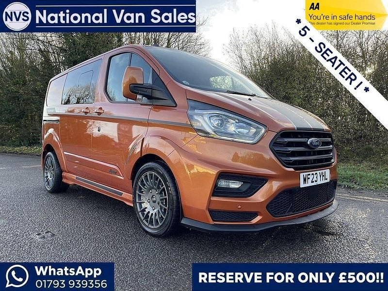 Used Ford Transit Custom Limited 170 HP (125 kW) 2023 Orange Van