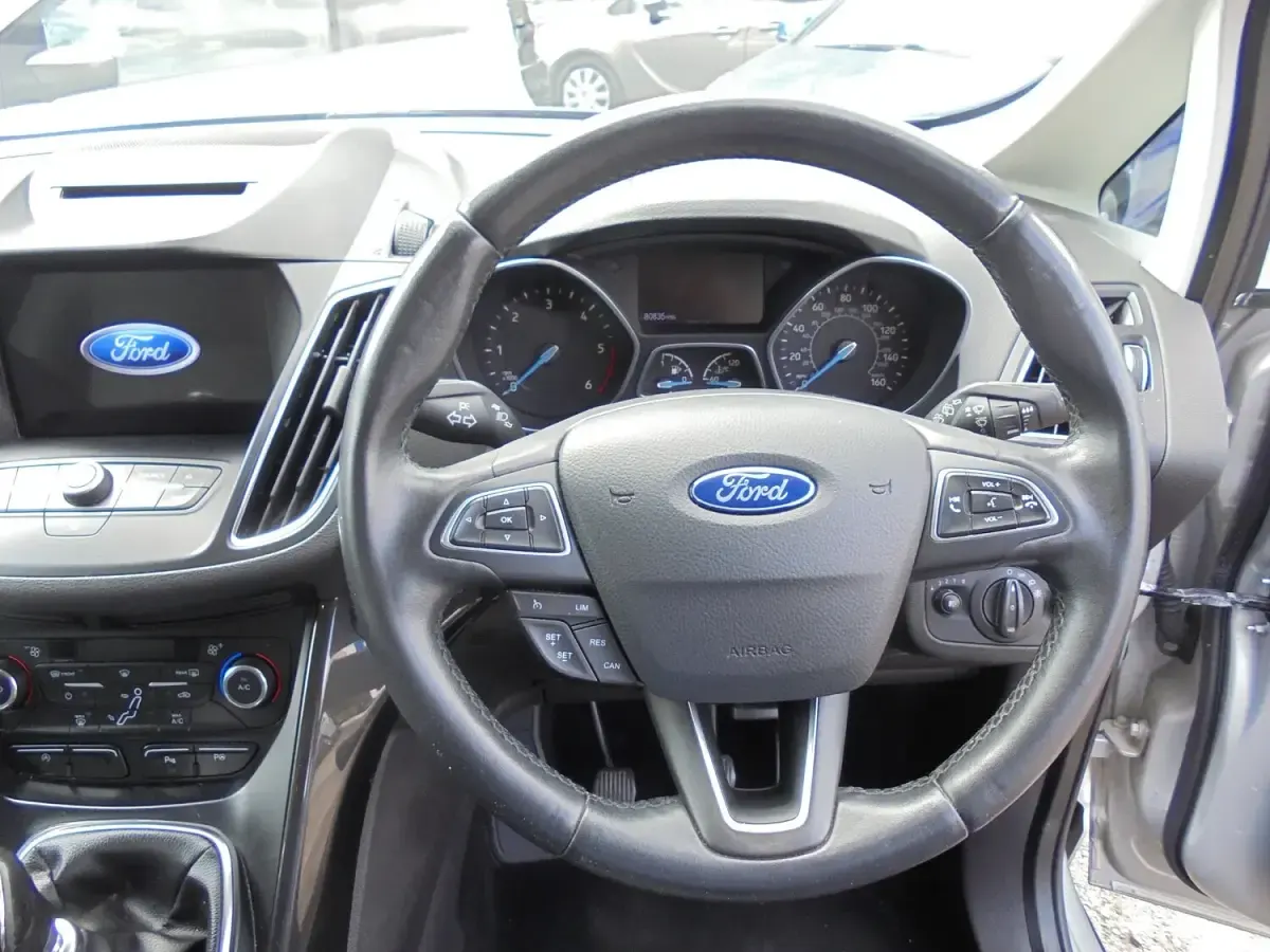 Used Ford C-MAX Titanium 118 HP (86 kW) 2017 Silver MPV