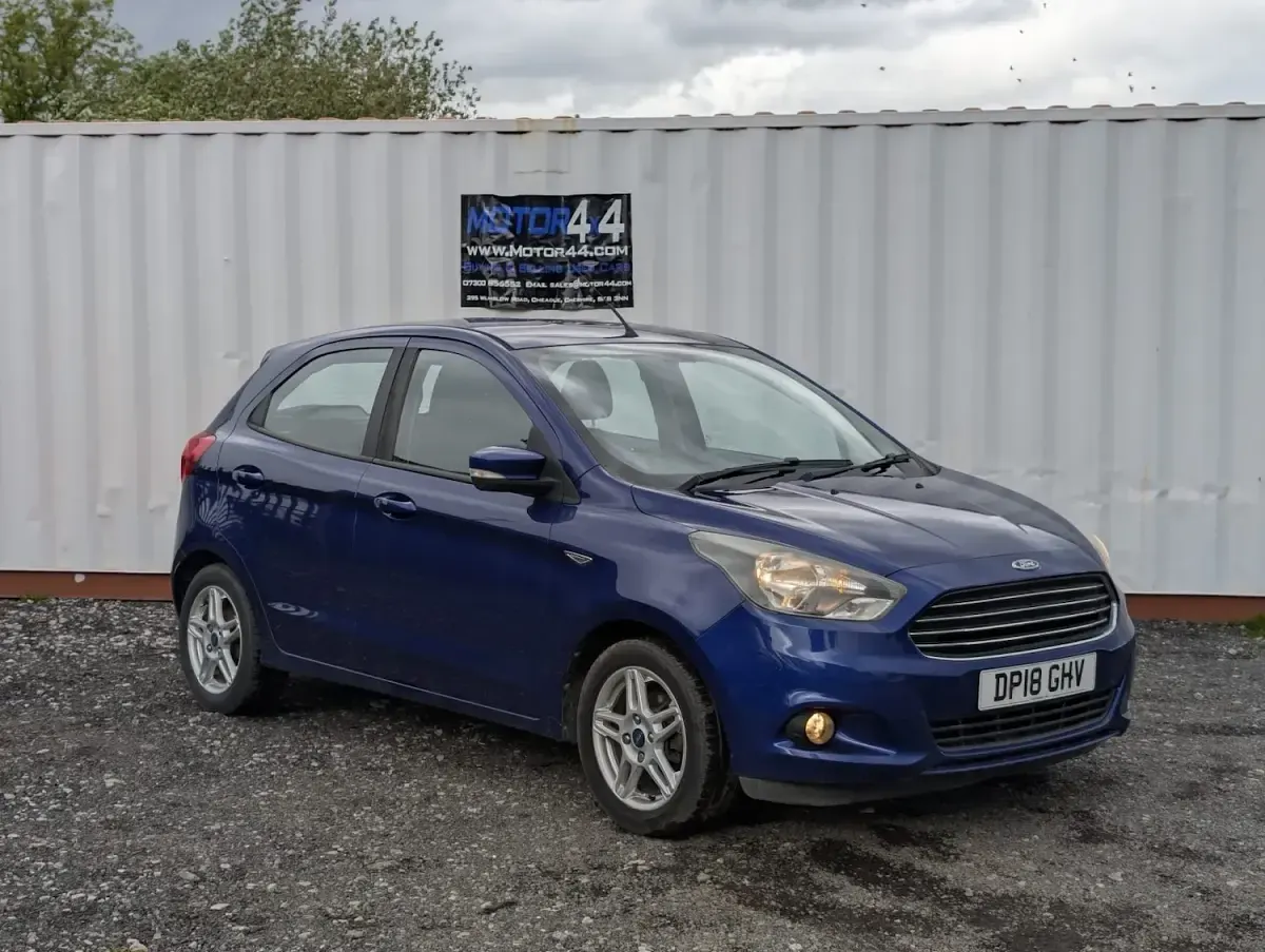 Used Ford Ka Plus Zetec 70 HP (51 kW) 2018 Blue Hatchback