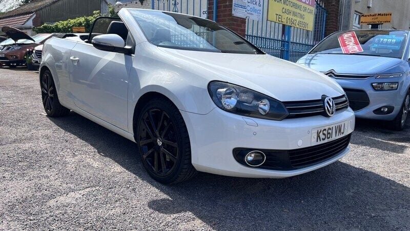 White Used 2011 VW Golf Cabriolet GT Cabriolet | £4,299 (Fair price) - Image 1/4
