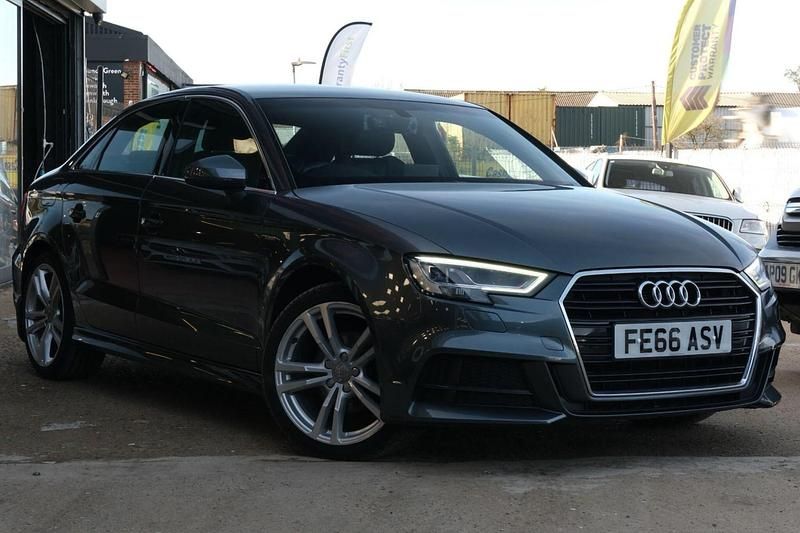 Used Audi A3 S-Line 110 HP (80 kW) 2016 Grey Sedan