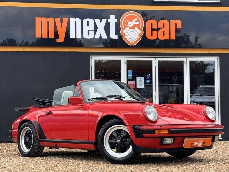 Red Used 1989 Porsche 911 Carrera Cabriolet Sport Cabriolet | £65,000 - Image 1/4