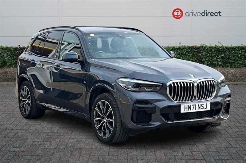 Grey Used 2021 BMW X5 M Sport SUV | £37,849 (Fair price) - Image 1/4