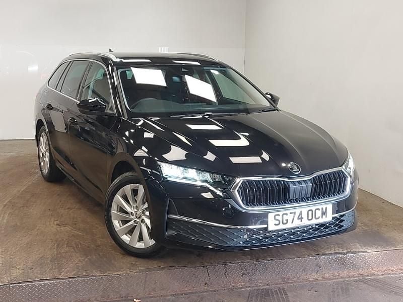 Black Used 2024 Skoda Octavia SE L Estate | £25,498 (Expensive) - Image 1/4