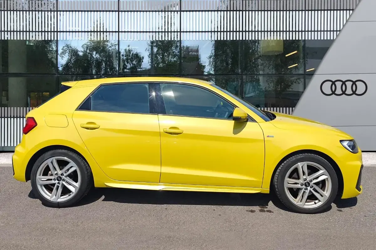 Used Audi A1 Sportback S-Line 2023 Yellow Hatchback