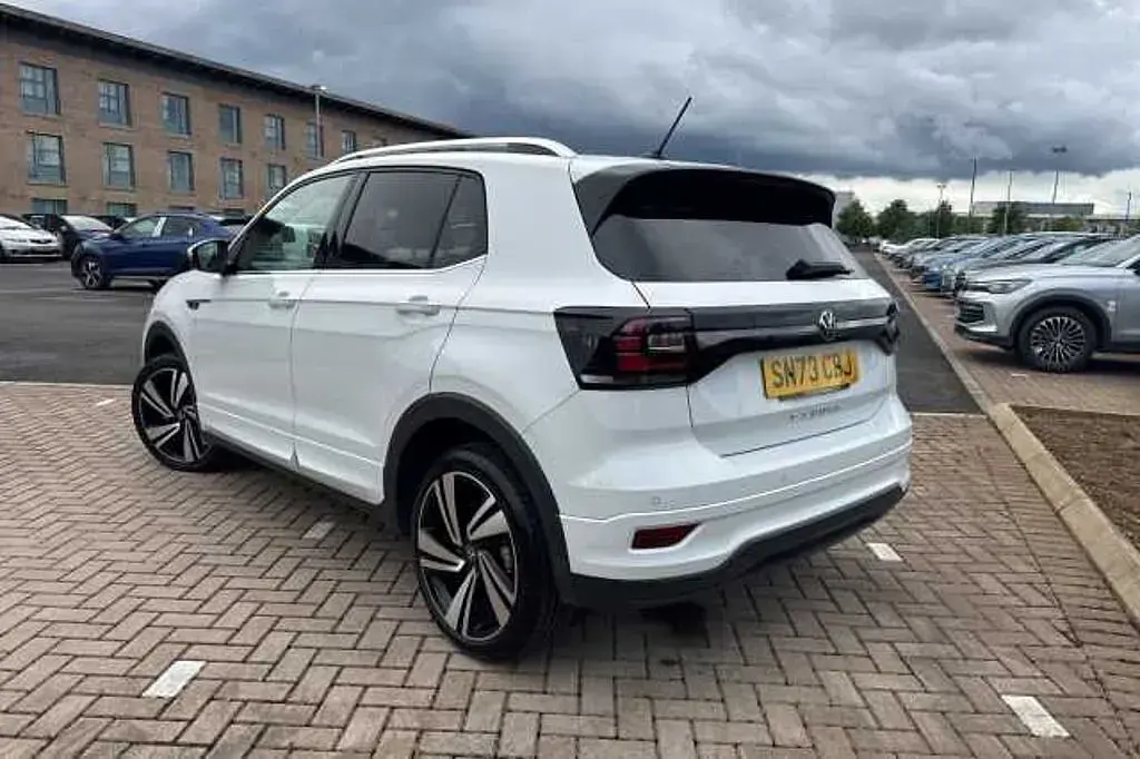 Used VW T-Cross R-line 110 HP (80 kW) 2023 White SUV
