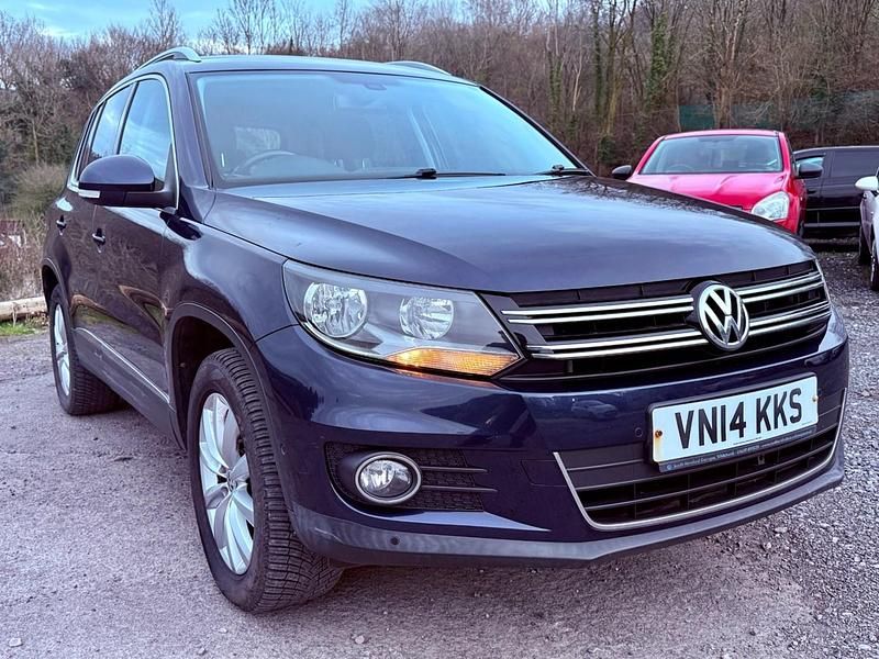 Używany VW Tiguan Match 140 KM (102 kW) 2014 Niebieski SUV
