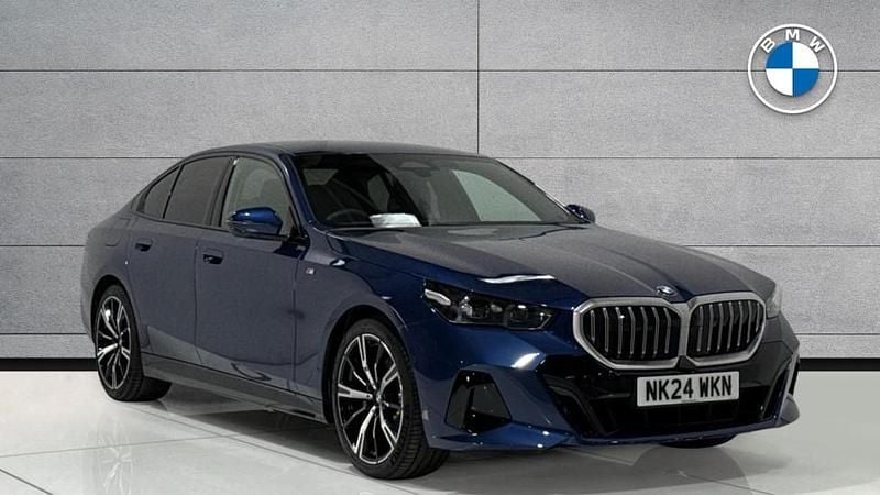 Blue Used 2024 BMW 520 M Sport Sedan | £36,500 (Fair price) - Image 1/4