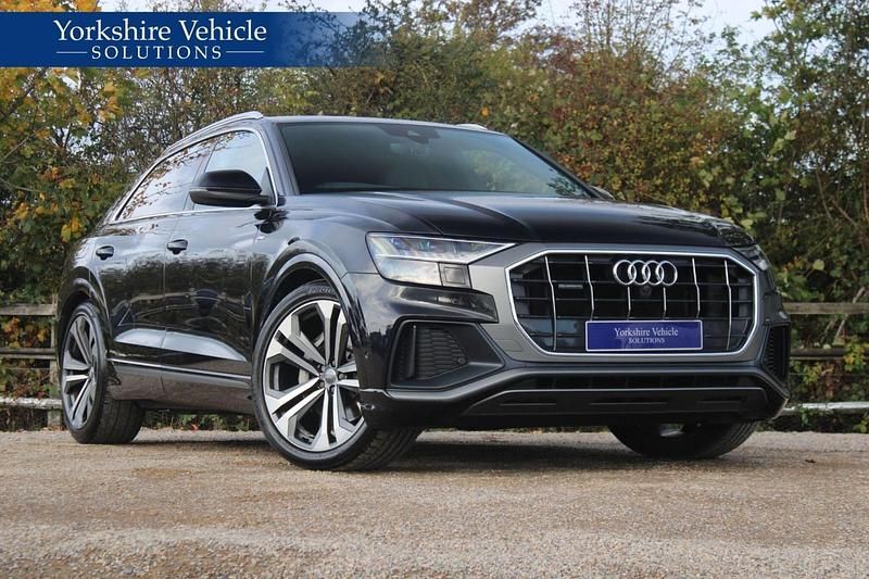 Black Used 2018 Audi Q8 S-Line SUV | £30,489 (Fair price) - Image 1/4