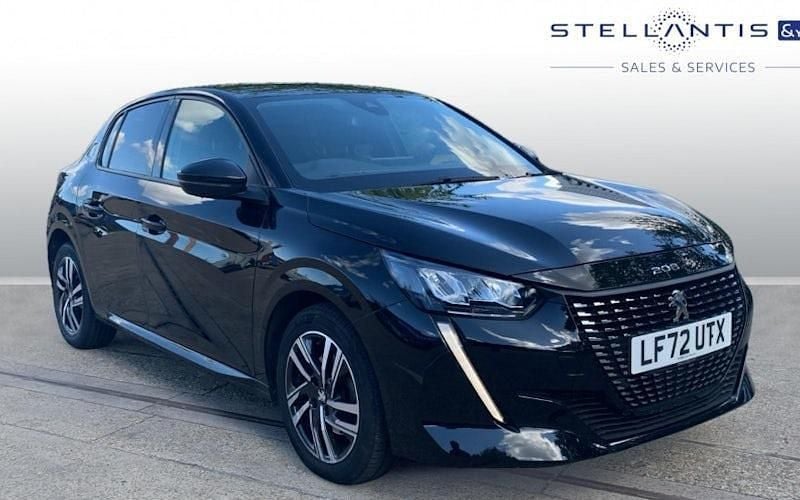 Black Used 2022 Peugeot 208 Allure+ Hatchback | £15,666 (Fair price) - Image 1/4