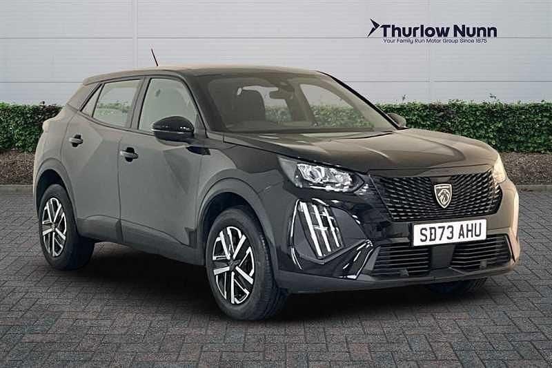 Black Used 2023 Peugeot 2008 Active SUV | £15,440 (Fair price) - Image 1/4