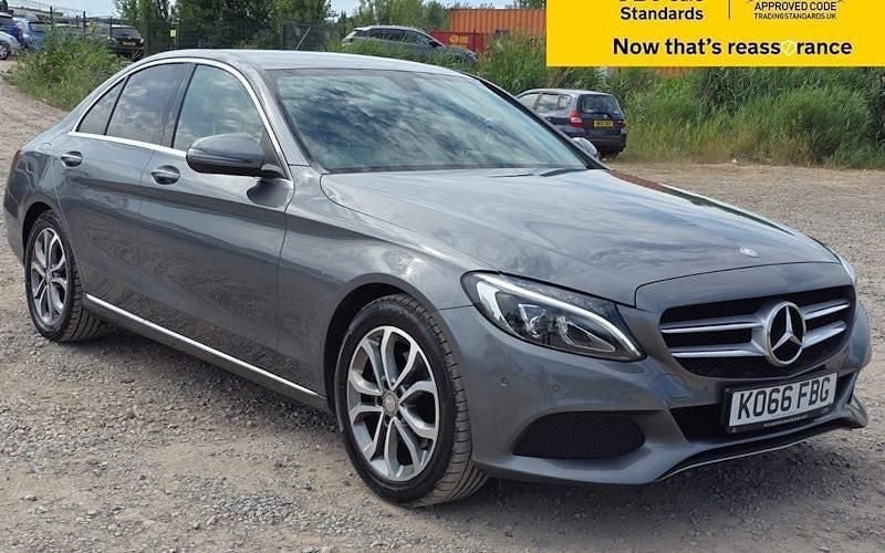 Grey Used 2017 Mercedes C200 Sedan | £10,888 (Good price) - Image 1/4