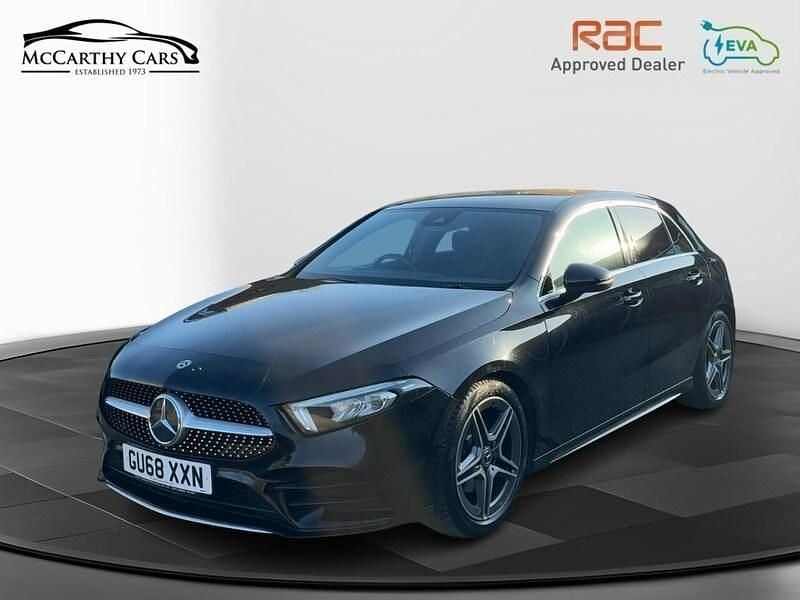 Used Mercedes A200 AMG line 161 HP (118 kW) 2018 Black Hatchback