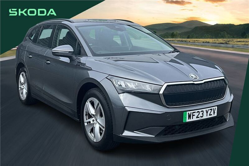 Grey Used 2023 Skoda Enyaq iV ecoSuite SUV | £19,199 (Fair price) - Image 1/4