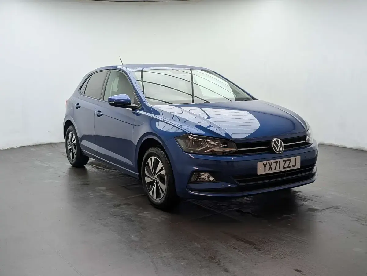 Used VW Polo Match 95 HP (69 kW) 2021 Blue Hatchback
