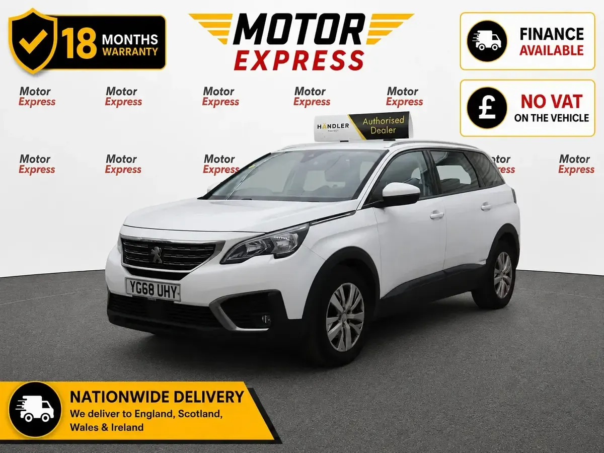Used Peugeot 5008 Active 130 HP (95 kW) 2019 White SUV