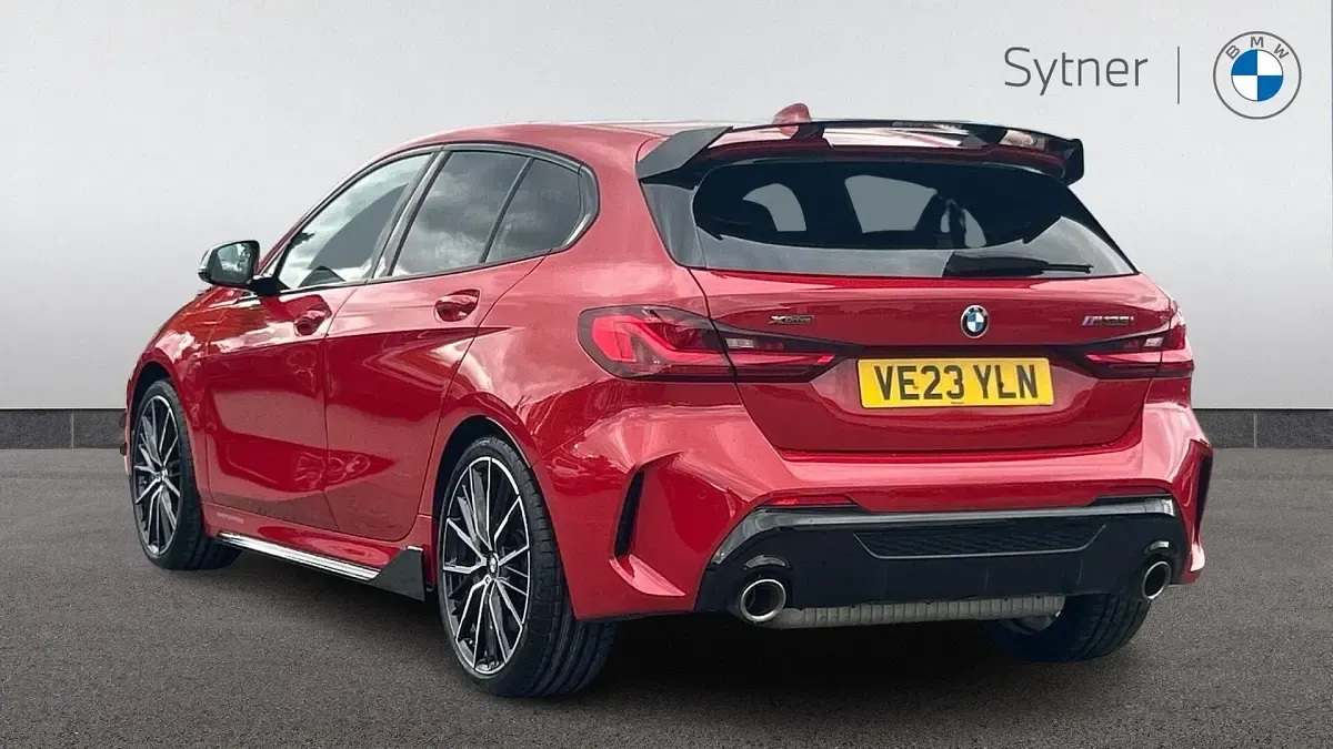Used BMW M135 Shadowline 302 HP (222 kW) 2023 Red Hatchback