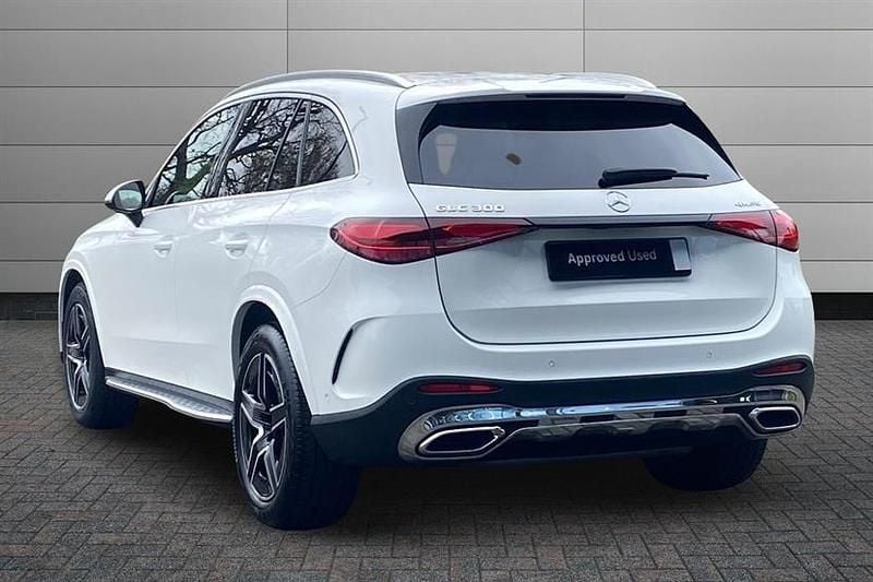 Used Mercedes GLC300 AMG line 258 HP (189 kW) 2023 Opalite white bright Estate